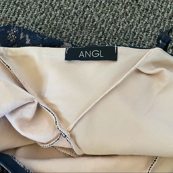 Angl Blue Lace Dress - Picture 4 of 4